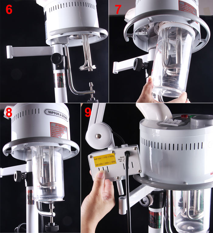 DTNV-707II - Ozone Facial Steamer & Magnifying Lamp Detox Spa - mychway DTNV-707II - Ozone Facial Steamer & Magnifying Lamp Detox Spa - mychway