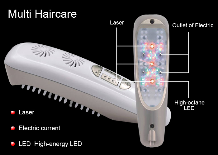 HC-3326 - 3in1 Laser + Led Light+ Micro Current Hair Growth Comb - mychway