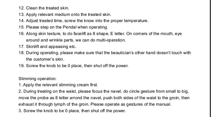 HC-L23C - Rf Radio Frequency Skin Tighten Acne Wrinkle Fat - mychway