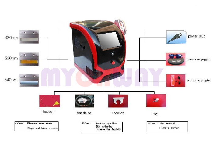 LT-EH430C - E-light Ipl Rf Skin Rejuvenation Hair Acne Removal Ce - mychway
