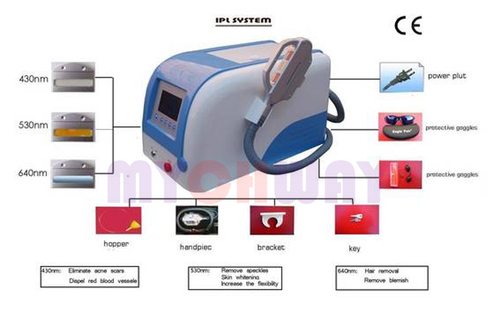 LT-IC330A - Pro Ipl Laser Skin Rejuvenation Hair Acne Fleck Removal - mychway