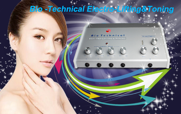 MC-500II - Microcurrent Faradic Facial Lifting Toning Machine Spa - mychway