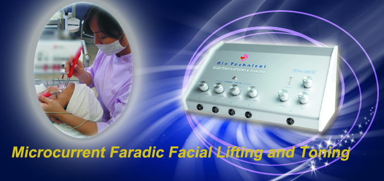 MC-500II - Microcurrent Faradic Facial Lifting Toning Machine Spa - mychway