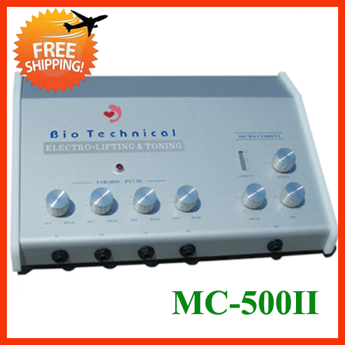 MC-500II - Microcurrent Faradic Facial Lifting Toning Machine Spa - mychway