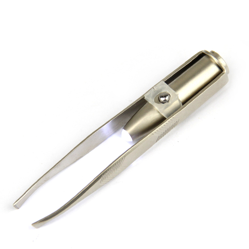 OT-MT03 - Eyelash Eyebrow Tweezers Make Up Tool With Led Light - mychway