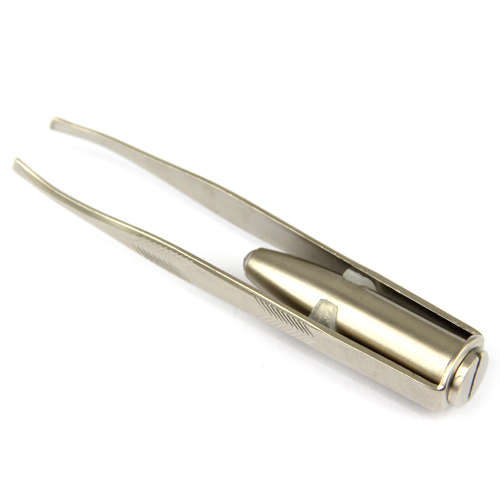 OT-MT03 - Eyelash Eyebrow Tweezers Make Up Tool With Led Light - mychway
