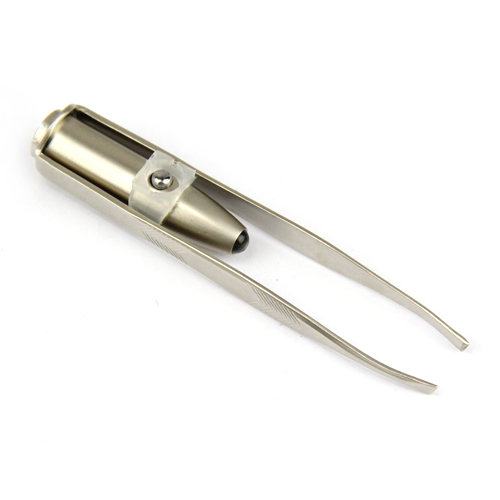 OT-MT03 - Eyelash Eyebrow Tweezers Make Up Tool With Led Light - mychway