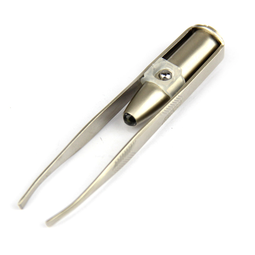 OT-MT03 - Eyelash Eyebrow Tweezers Make Up Tool With Led Light - mychway