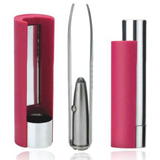 mini electrical led lighted eyebrow removal tweezer new - mychway