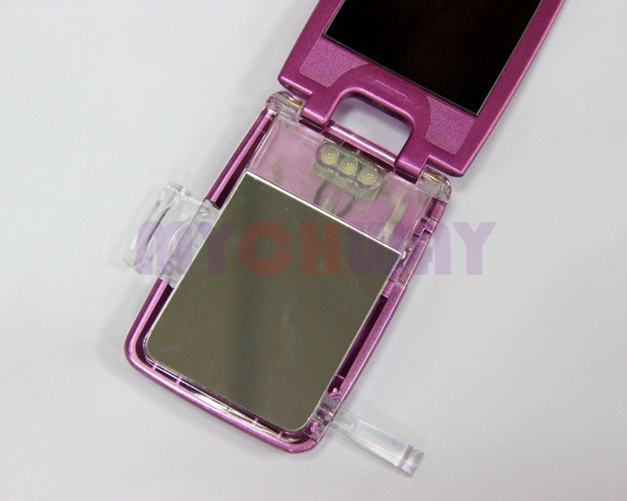 OTSK-0816 - Girls Compact Cosmetic Make Up Mirror With Led Lights - mychway OTSK-0816 - Girls Compact Cosmetic Make Up Mirror With Led Lights - mychway