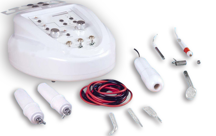SKNV-401 - 4 In 1 Galvanic High Frequency Salon Facial Machine - mychway