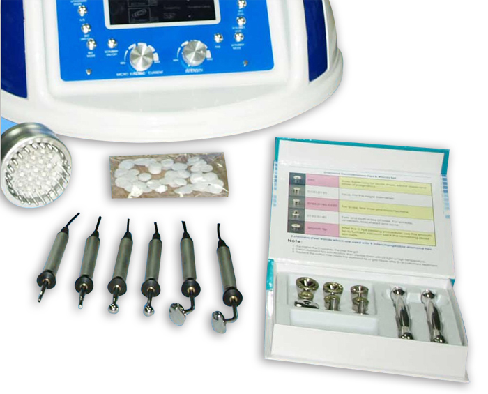 SKNV-Q606 - 6 In 1 Lcd Crystal Free Diamond Peeling Machine Spa - mychway