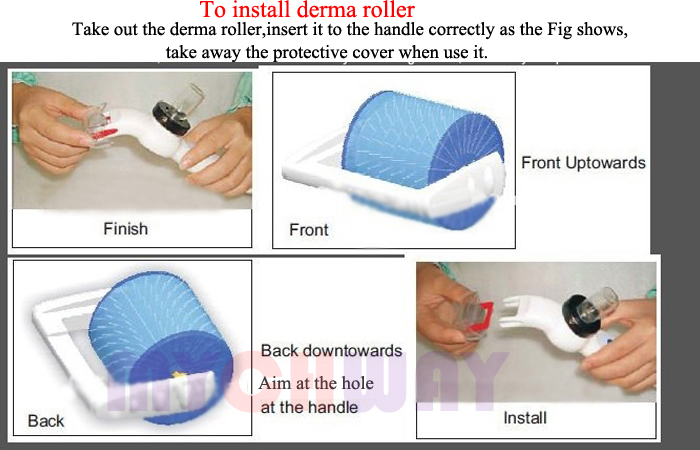 SR-AP3 - Micro Needle Therapy Mesotherapy Derma Roller Wrinkle - mychway SR-AP3 - Micro Needle Therapy Mesotherapy Derma Roller Wrinkle - mychway