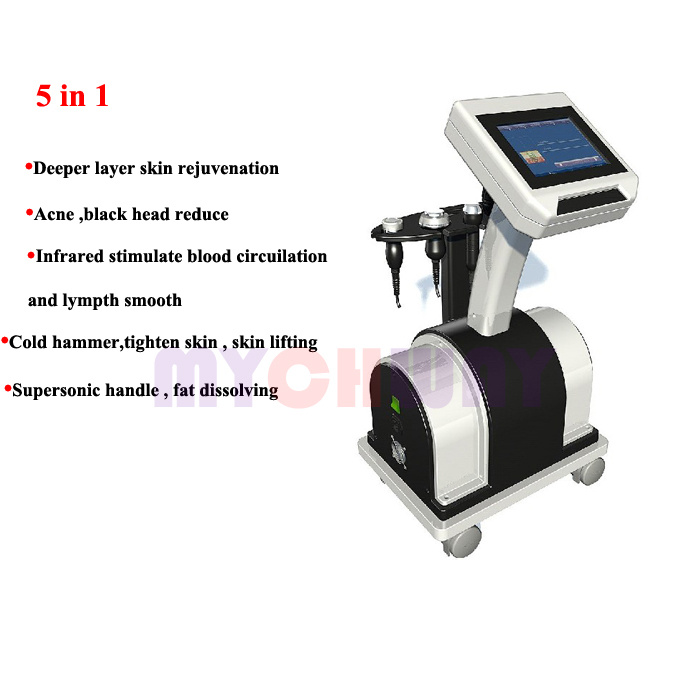 SR-AP6 - 5in1 Derma Roller Infrared Ultrasonic Cold Hammer Bio - mychway