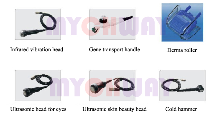 SR-AP6 - 5in1 Derma Roller Infrared Ultrasonic Cold Hammer Bio - mychway