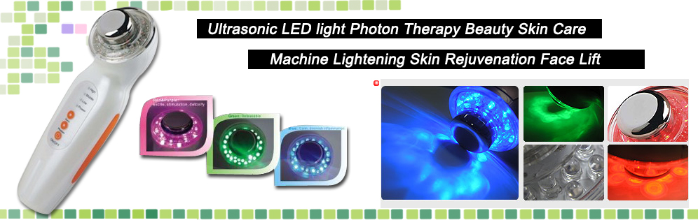 Ultrasonic LED Light Photon Beauty Skin Care Machine