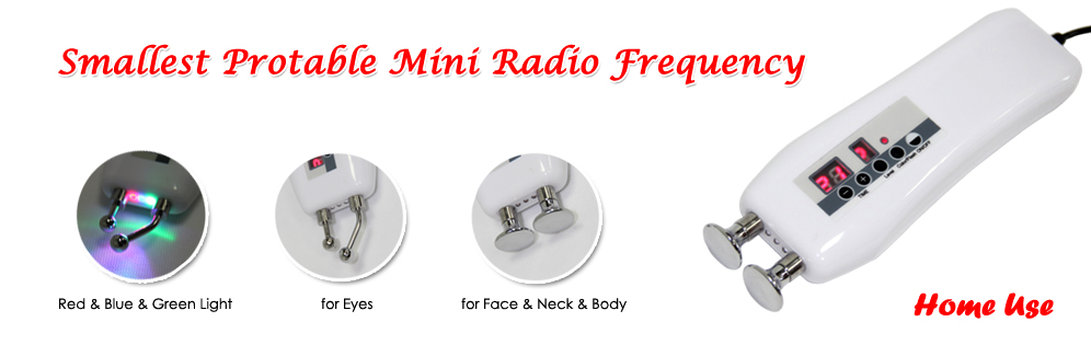 Bipolar Radio Frequency Skin Tighten Acne Wrinkle Fat