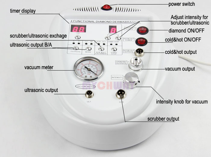 SRNV-904 - 4in1 Diamond Microdermabrasion Dermabrasion Peeling - mychway