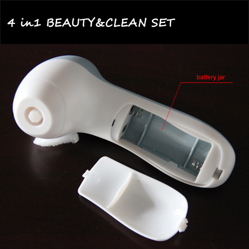 SRSK-0806 - New The 4 In 1 Electric Clean Beauty Set For Skin Care - mychway