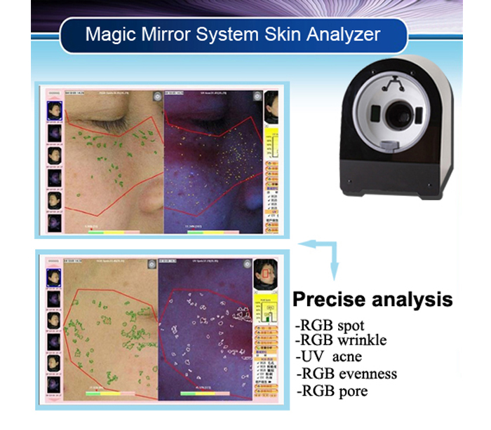 TG-T01 - Magic Mirror System Facial Skin Scanner Machine Scan - mychway TG-T01 - Magic Mirror System Facial Skin Scanner Machine Scan - mychway