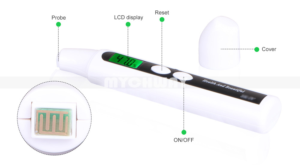 TS-SK3 - Beauty Tools Digital Skin Monitor Tester Skin & Facial - mychway TS-SK3 - Beauty Tools Digital Skin Monitor Tester Skin & Facial - mychway