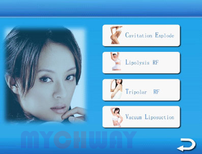 WL-C8 - Ultrasonic Cavitation Slimming +tripolar Rf Machine - mychway