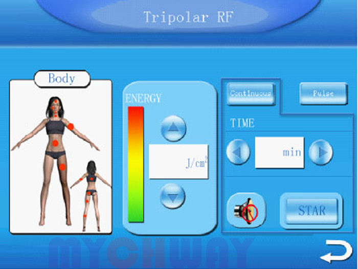 WL-C8 - Ultrasonic Cavitation Slimming +tripolar Rf Machine - mychway