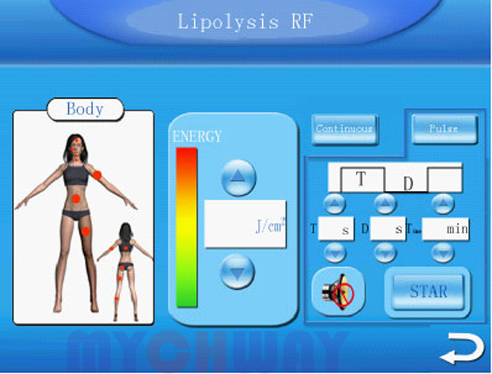 WL-C8 - Ultrasonic Cavitation Slimming +tripolar Rf Machine - mychway