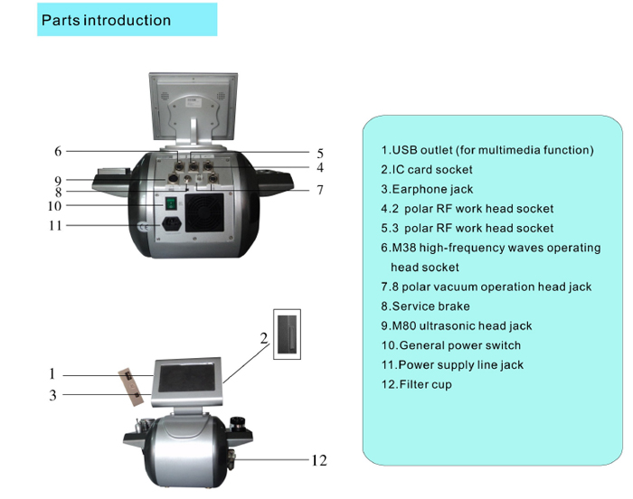WL-S01 - 6 In 1 Cavitation Tripolar Multipolar Bipolar Rf Vacuum - mychway