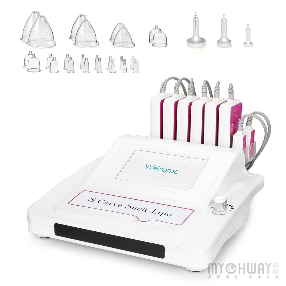 S Curve SuckLipo Breast Lifting Lipo Laser Slimming Machine