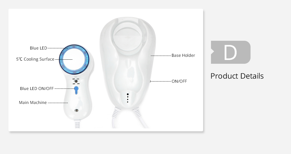 Photo Rejuvenation Light Therapy Health Cooling Device