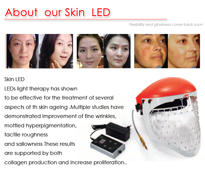   LED Light Therapy Photon Rejuvenation Anti Aging Skin Care LED Mask a