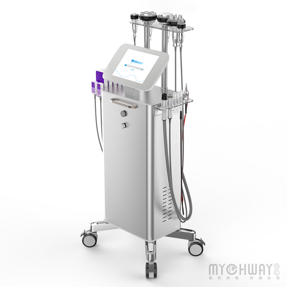 Professional 8 IN 1 Cavitation Vacuum RF Dermabrasion Bio