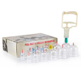 2017 Hot 12-Cup Biomagnetic Chinese Cupping Therapy Body Set, New, Free Shipping