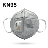 3PCS KN95 Face Mask Anti Dust Filtered With Filter Valve