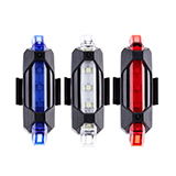 5 LED Rechargeable Light Bicycle Safety Warning Rear Lamp