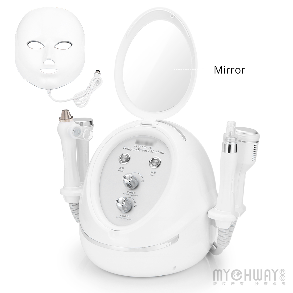 Ultrasonic Facial Hydrafacial LED Mask Photon Cold Therapy