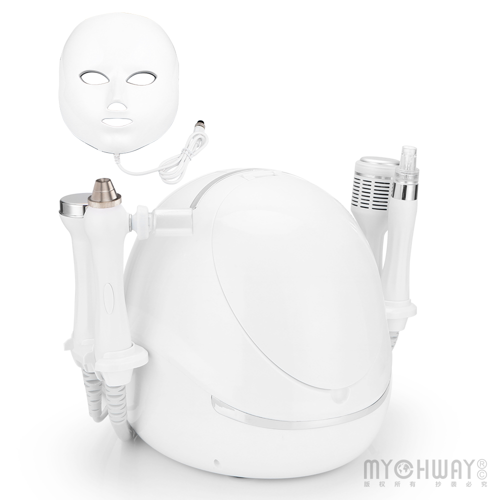 Ultrasonic Facial Hydrafacial LED Mask Photon Cold Therapy