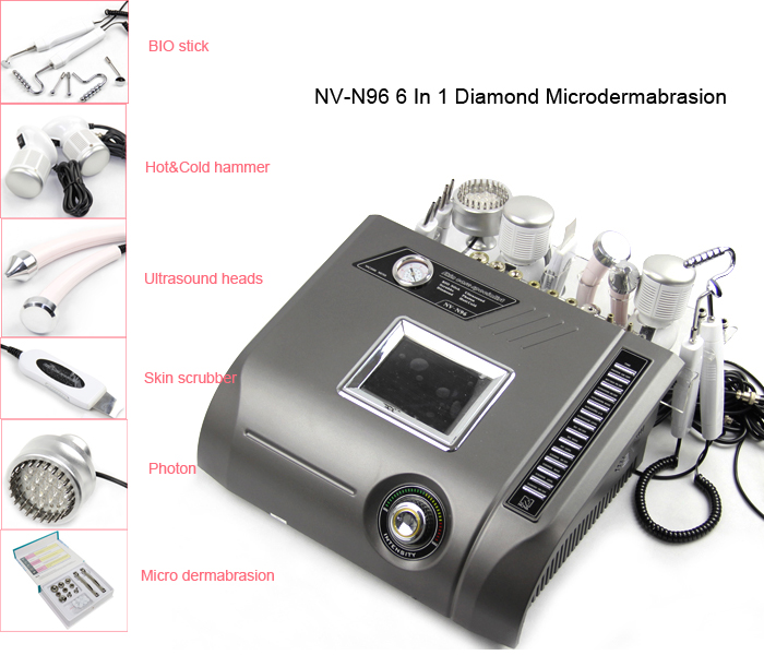 NEW 6in1 PRO FACIAL DIAMOND MICRODERMABRASION PHOTON SKIN REJUVENATION 