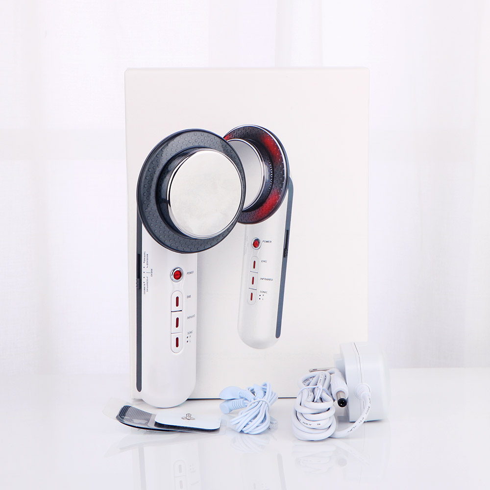Ultrasonic Heat Therapy Micro Current Massager Slimming Electric 